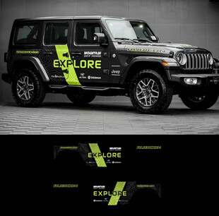 探险者EXPLORE车贴拉花