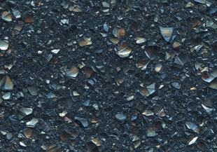 黑色碎石路面纹理特写