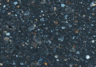 黑色碎石路面纹理特写