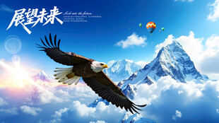 雪山雄鹰