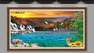 山水风景装饰画