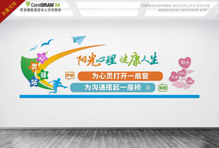 心理健康文化墙 