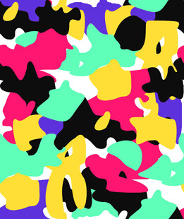 多彩抽象几何图案背景