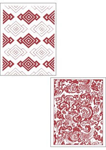 中式传统鱼纹图案设计