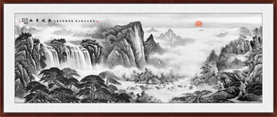 水墨国画山水画
