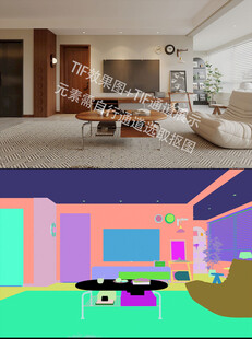 新中式客厅效果图