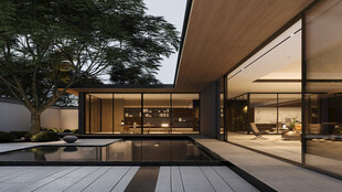 现代简约风格庭院住宅