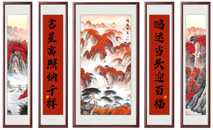 鸿运当头中堂画