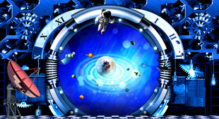 宇宙星空背景墙