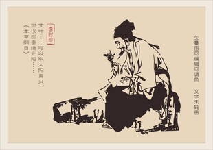 李时珍本草纲目展板