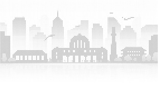 城市天际线剪影