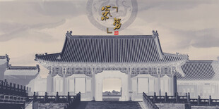 古风古建筑景观图