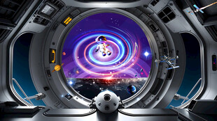 3D立体画小宇宙星空