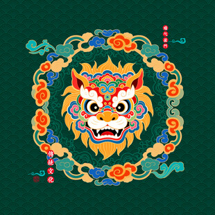 龙头图案