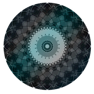 圆形几何图案抽象艺术图形