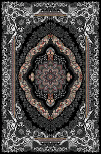 抽象对称几何图案艺术图