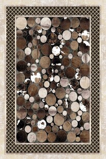 抽象几何图案地毯