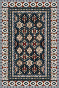 传统几何图案精美地毯