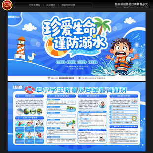 预防溺水展板