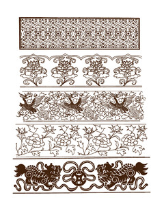 复古花纹装饰图案集合