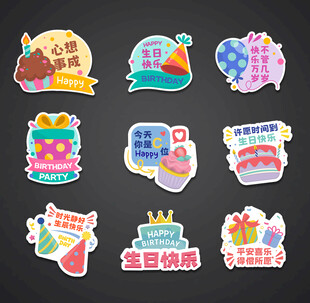 生日拍照手举牌