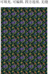 植物花卉装饰 服装印花