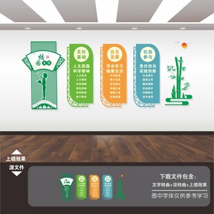 中国学生发展核心素养文化墙