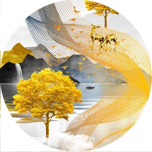 金山麋鹿发财树