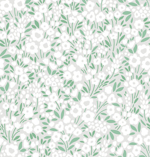 清新绿叶花卉纹理图案