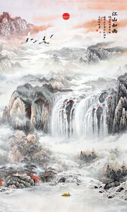 玄关山水画