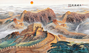 长城背景画
