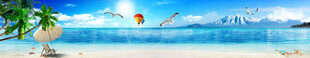 巨幅大海沙滩