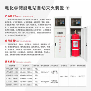 电化学储能电站灭火装置介绍