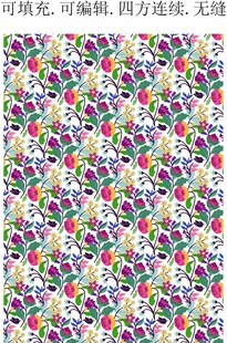 花卉植物图案 布艺家纺印花