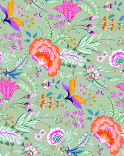 清新花卉图案背景设计