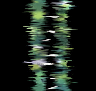 抽象音频波形视觉效果