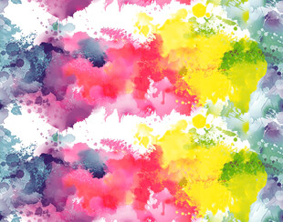 多彩水彩抽象背景图案