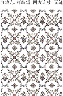 复古民族风图案 民族装饰花纹