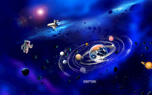 梦幻宇宙中的星际景象