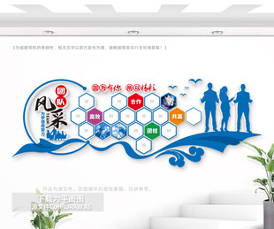 团队风采文化墙