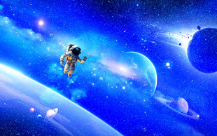 蓝色星空