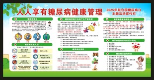 糖尿病日宣传栏