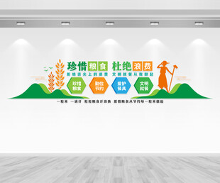 学校食堂文化墙