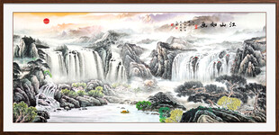 大厅山水画