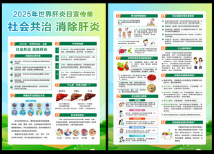 2025年世界肝炎日宣传单