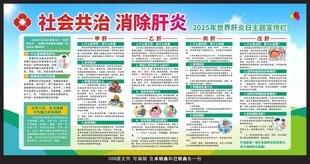 世界肝炎日宣传栏
