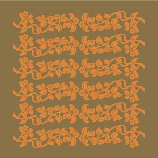 中式传统环形花纹图案