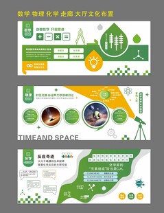 数理化大厅文化布置