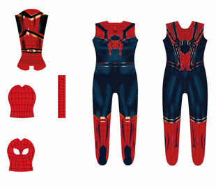 蜘蛛侠主题运动服饰套装