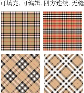 复古格子面料  经典格纹